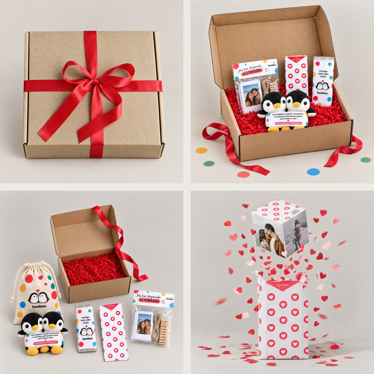 Lovebox: piezas del regalo