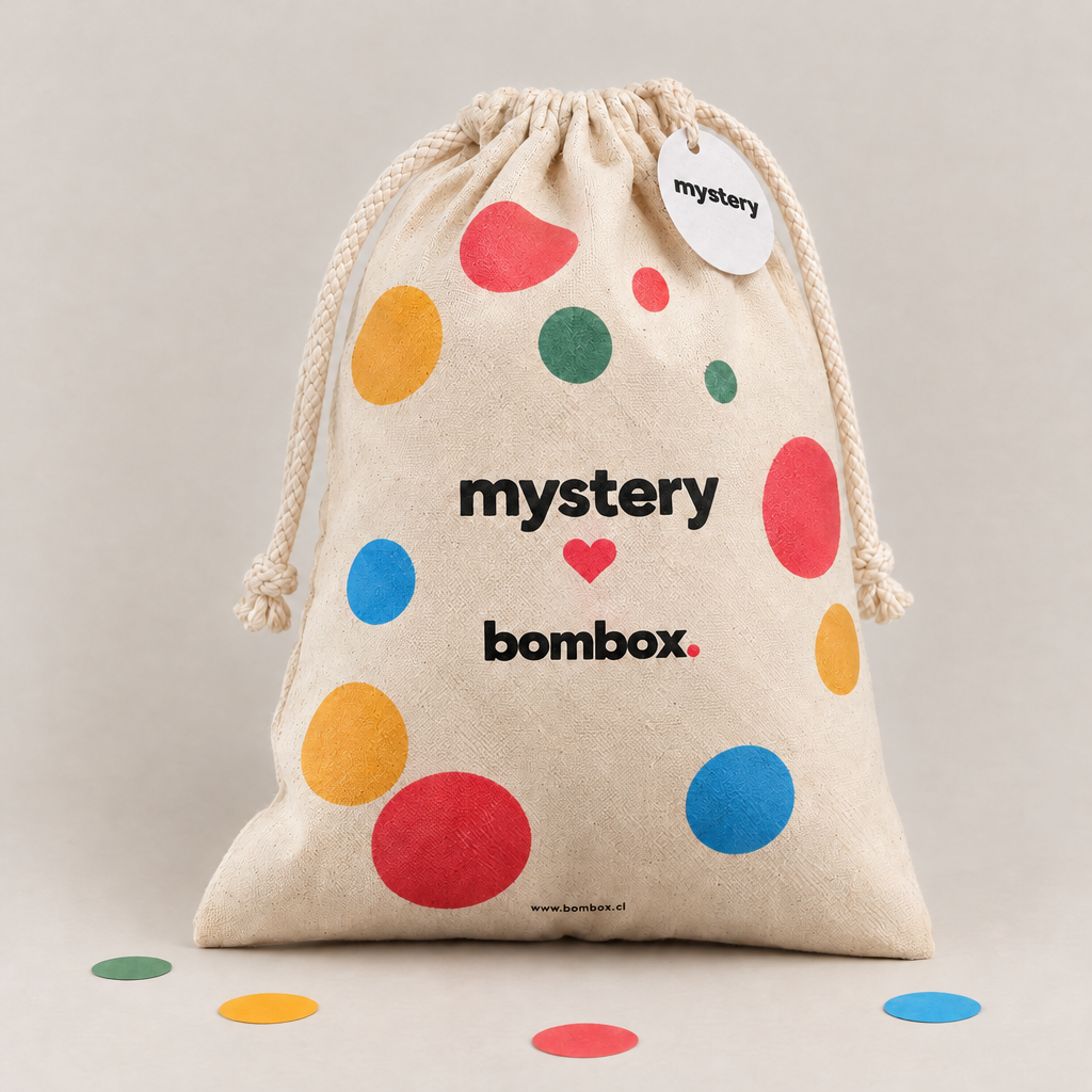 Mystery Bag bombox. con etiqueta mystery