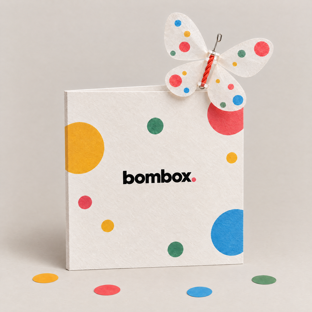 Butterfly Card cerrada con velcro