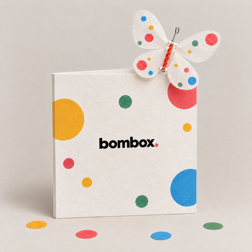 Butterfly Card cerrada con velcro